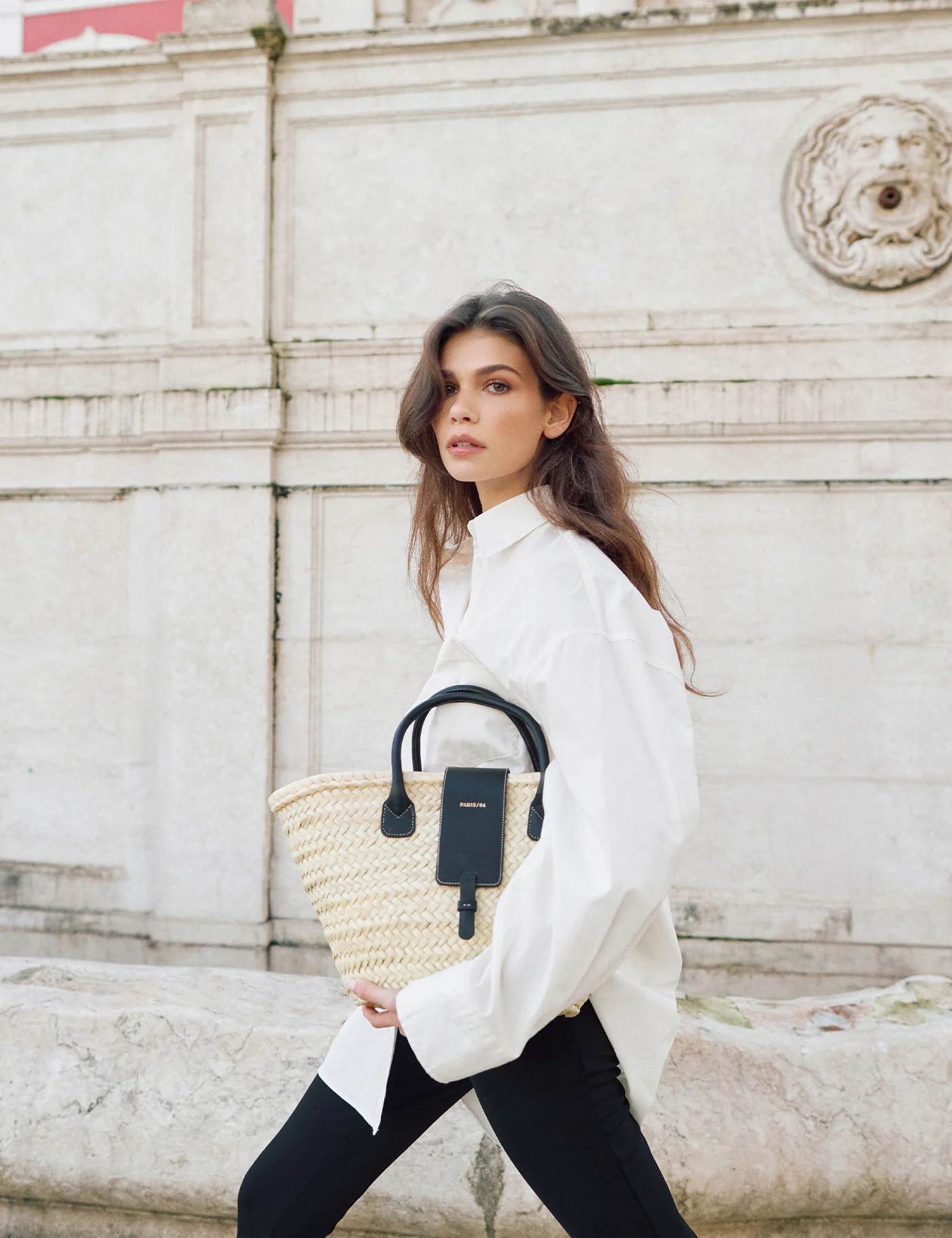 Oh L\u00e0 L\u00e0 Black Basket Bag by PARIS/64 | PARIS/64