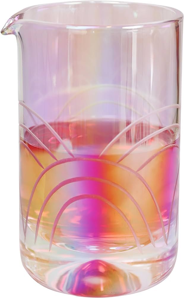 Lexenic Cocktail Mixing Glass18oz,Crystal Iridescent and Seamless,Bartender Accessory for Craftin... | Amazon (US)