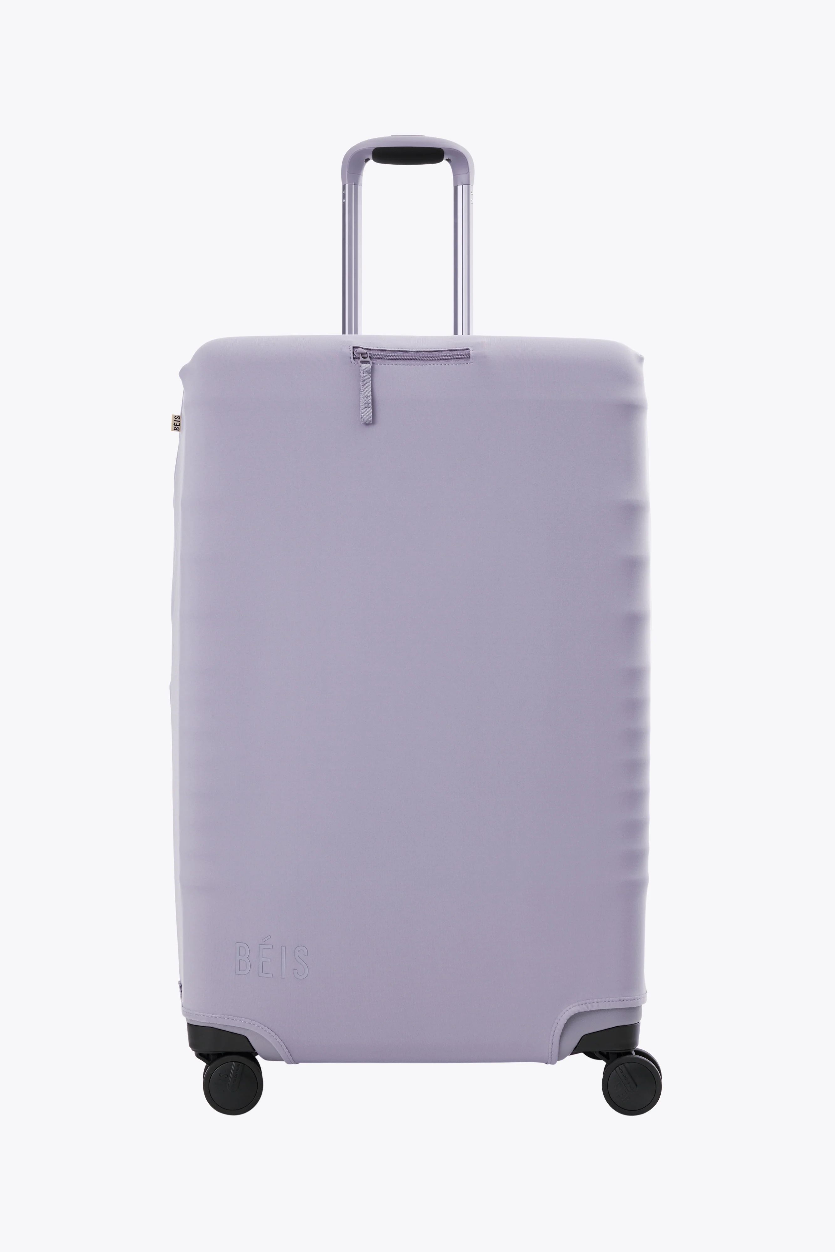 BÉIS 'The Large Check-in Luggage Cover' in Lavender - 29 in Luggage Cover Protector in Lavender | BÉIS Travel