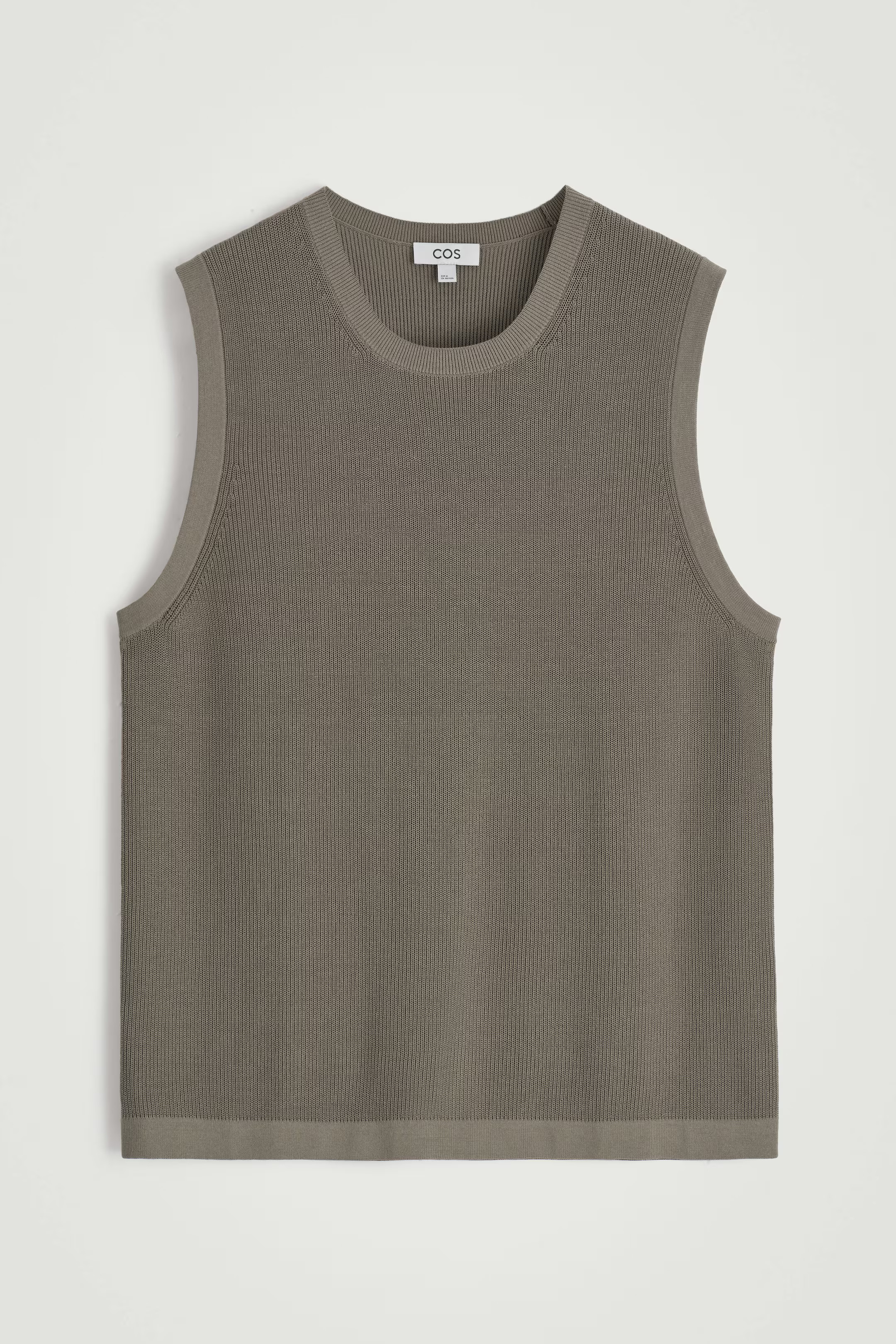 FLUID KNITTED TANK - MOLE | COS | COS UK