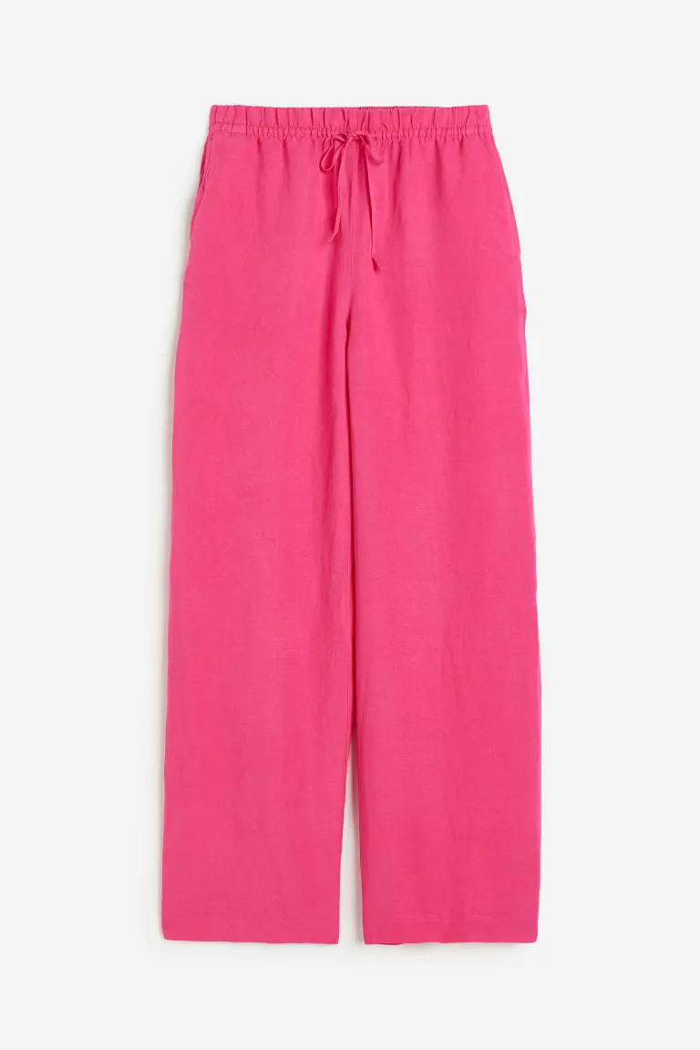 Schlupfhose aus Leinenmischung | H&M (DE, AT, CH, NL, FI)