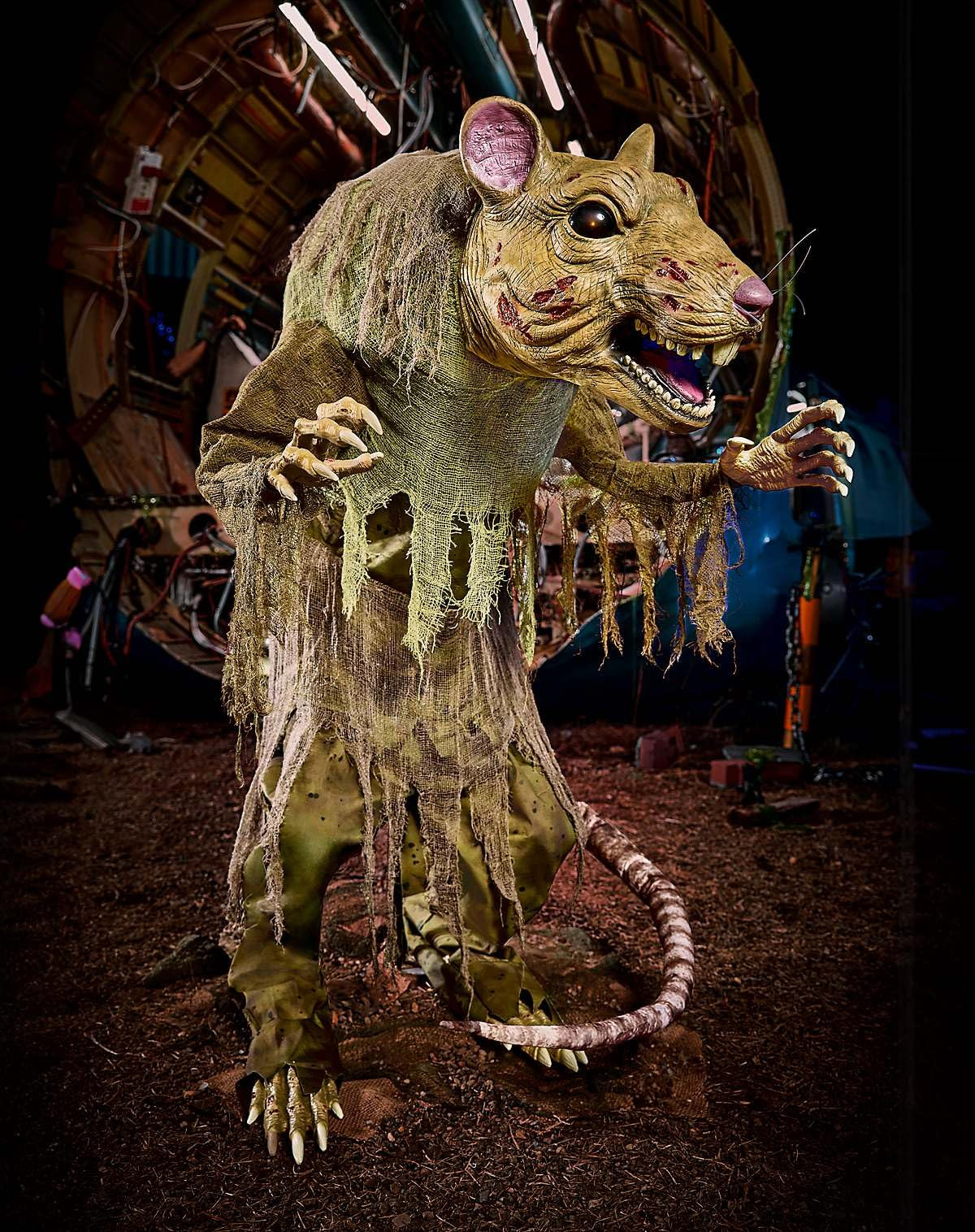 Spirit Halloween 4 Ft 2 In Mutant Sewer Rat Animatronic | Amazon (US)