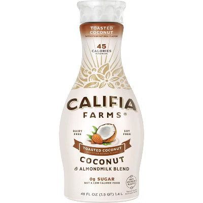Califia Farms Toasted Coconut Almond Milk - 48 fl oz | Target