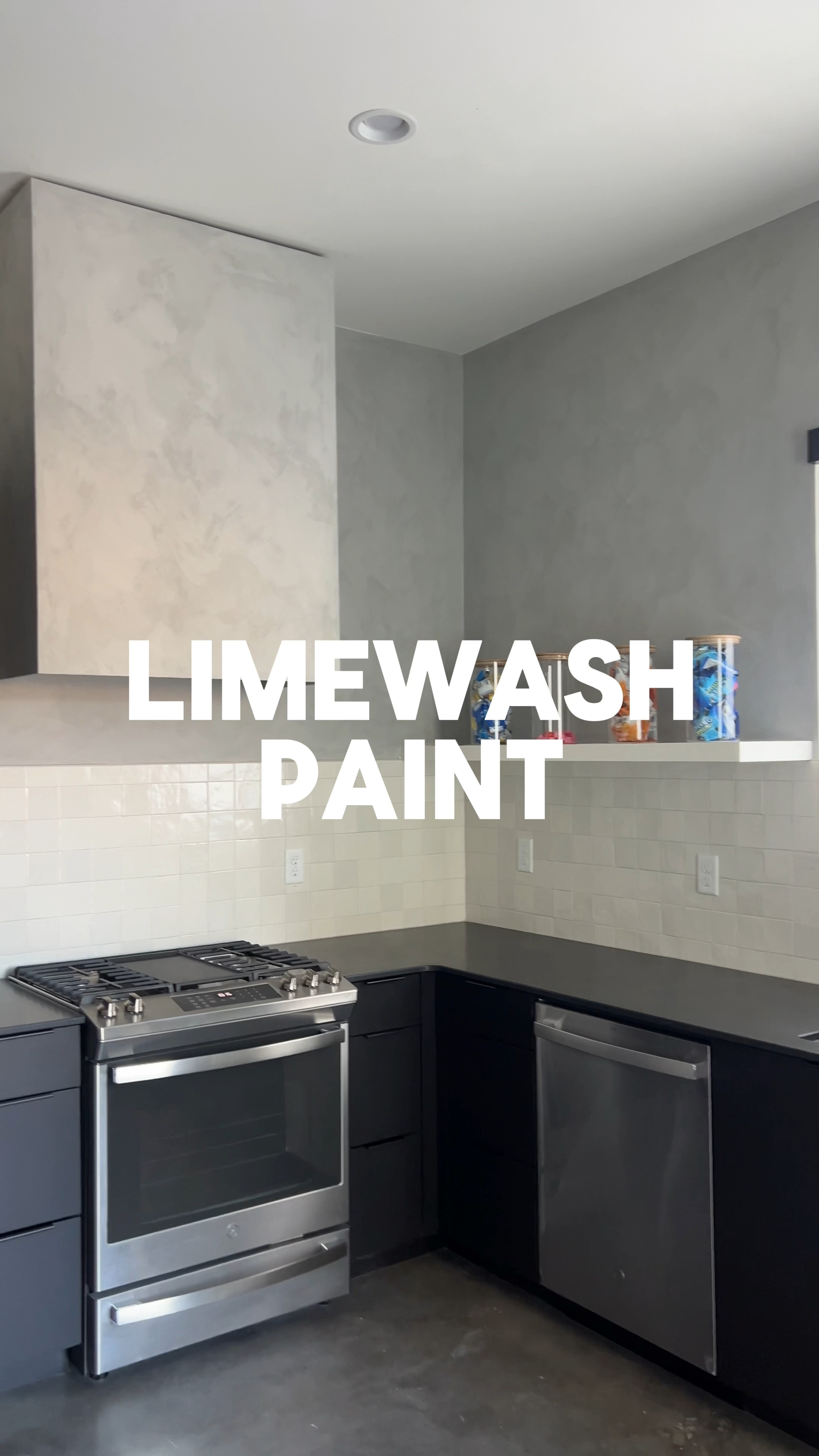 Obsessed with how our limewash paint turned out in the basement!!! This is the cement color! I also linked the primer and brush we used!

#LTKVideo #LTKHome