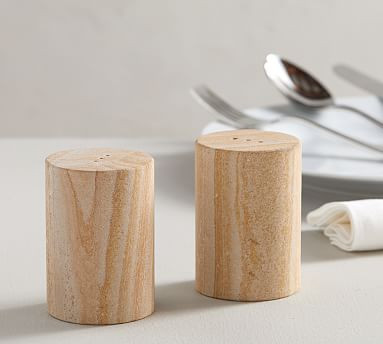 Mesa Handcrafted Sandstone Salt &amp; Pepper Shakers | Pottery Barn (US)