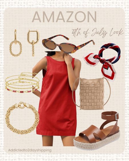 AMAZON- 4th of July Look

I am loving this open back, high neck tank style red  linen mini dress! I accessorized with some brown leather platform wedges, a leather woven crossbody handbag, gold bracelets, gold dangle earrings and a red white and blue scarf!



#LTKFindsUnder50 #LTKStyleTip #LTKSeasonal