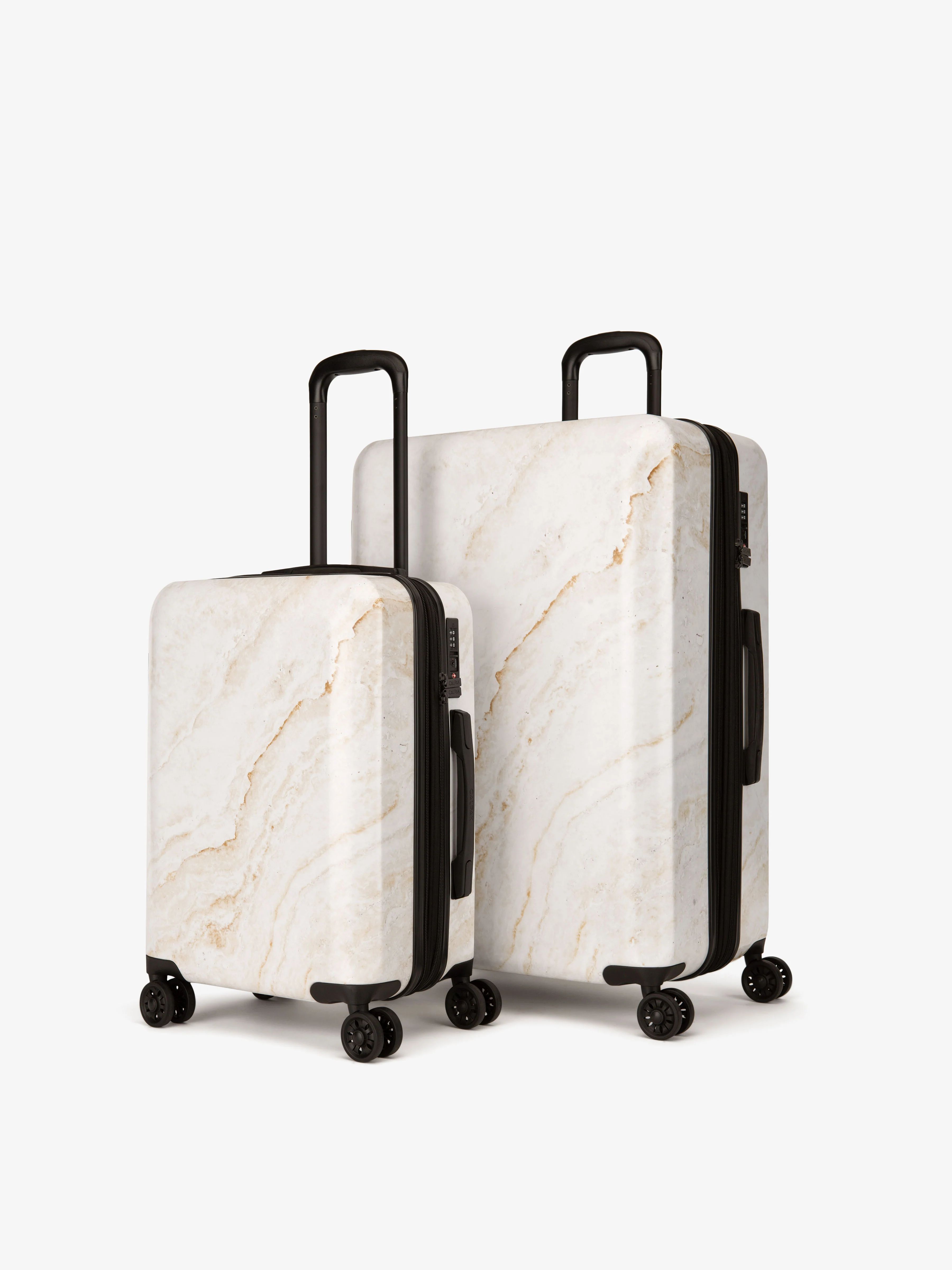 Gold Marble 2-Piece Luggage Set | CALPAK | CALPAK Travel