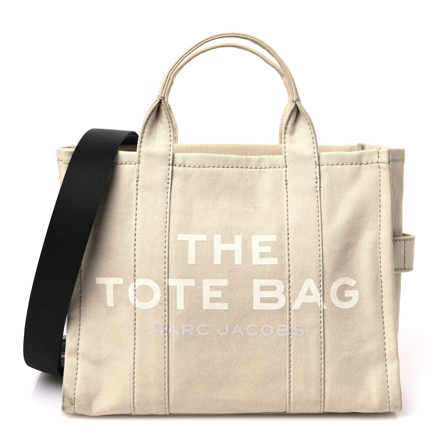 Cotton Canvas Medium The Traveler Tote Bag Beige | FASHIONPHILE (US)
