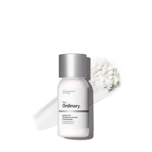 The Ordinary Sulfur 10% Powder-to-Cream Acne Spot Treatment Concentrate, Reduces Pimple Size and ... | Amazon (US)