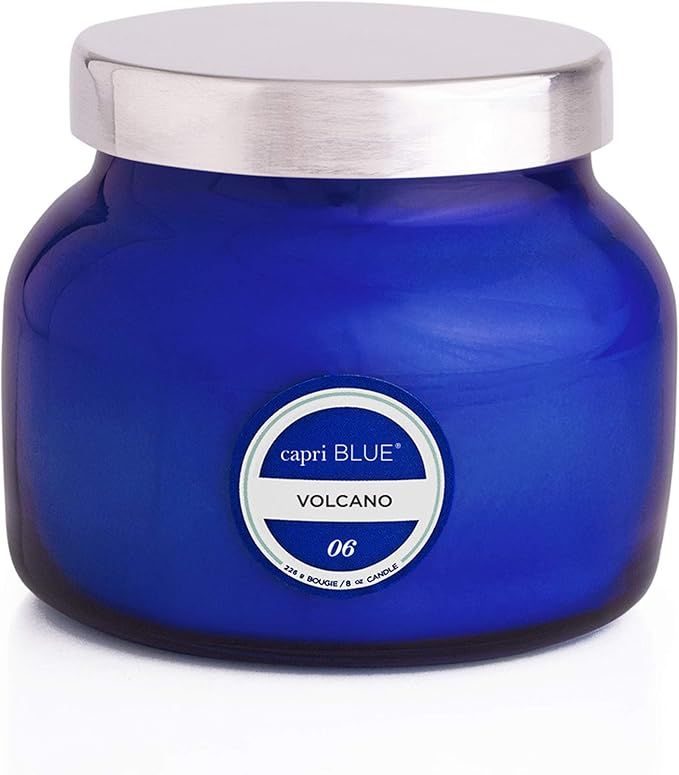 Capri Blue Petite Scented Candle with Glass Candle Holder - Luxury Aromatherapy Candle - 8 Oz - V... | Amazon (US)