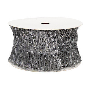 The Container Store® Ribbon Wired Fringe Silver | The Container Store