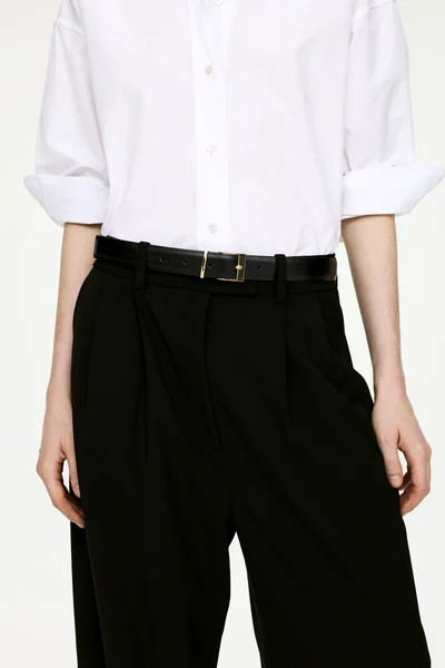 Leather Belt – Black – Women – ARKET GB | Arket UK