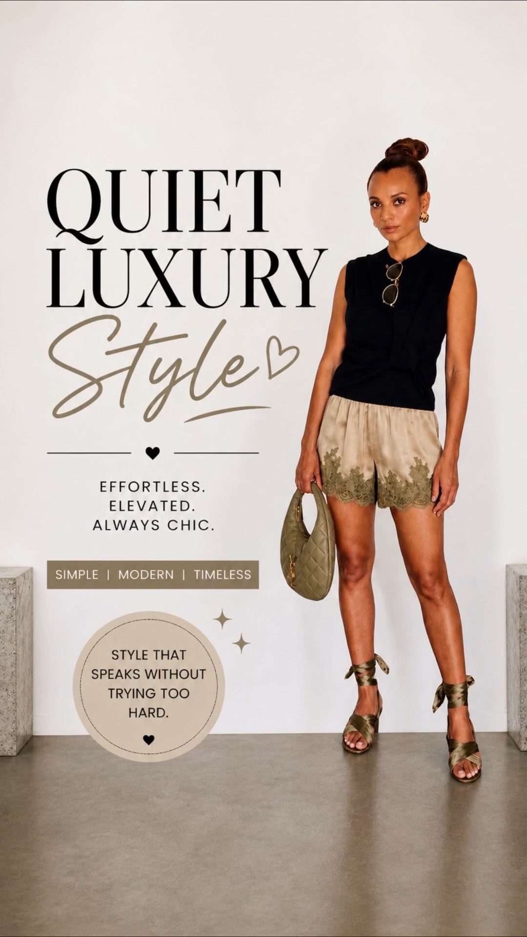 Quiet luxury with a summer twist ✨ Neutral tones, luxe textures, and effortless chic details that make this look feel elevated without trying too hard. 🤎

#QuietLuxury #LTKStyle #ChicStyle #MinimalFashion #ElevatedStyle #NeutralStyle #SummerOutfit #FashionInspo #LuxuryStyle #EffortlessStyle

#LTKMothersDay #LTKgrwm #LTKootd