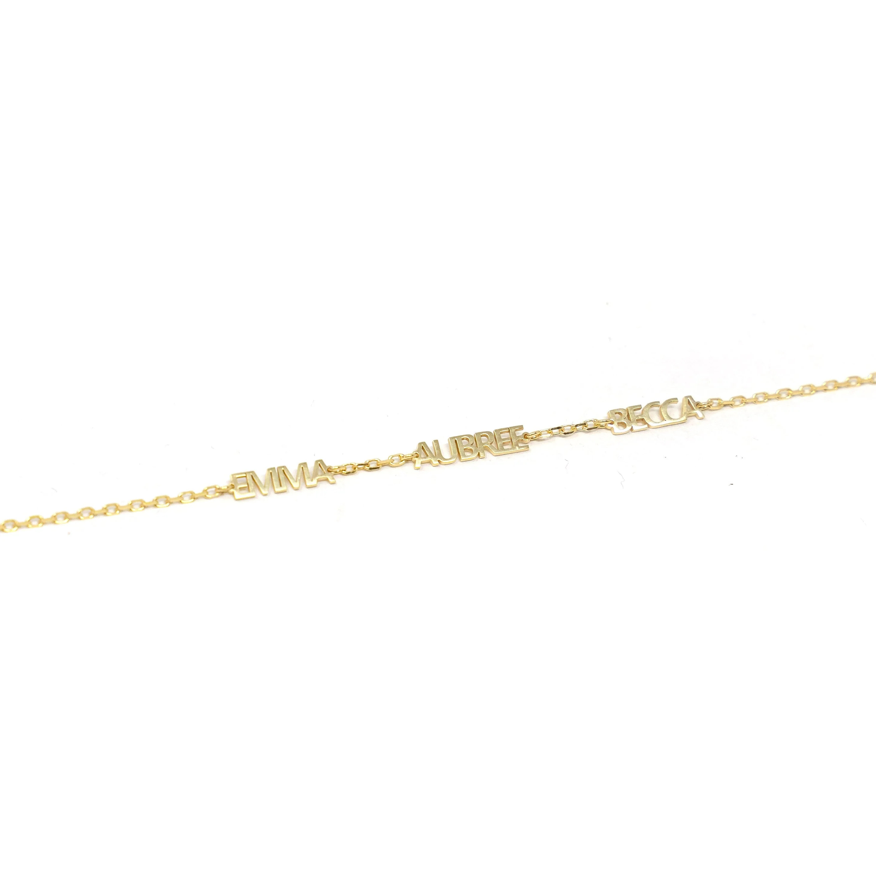 Custom My Mantra Name Bracelet | The Sis Kiss