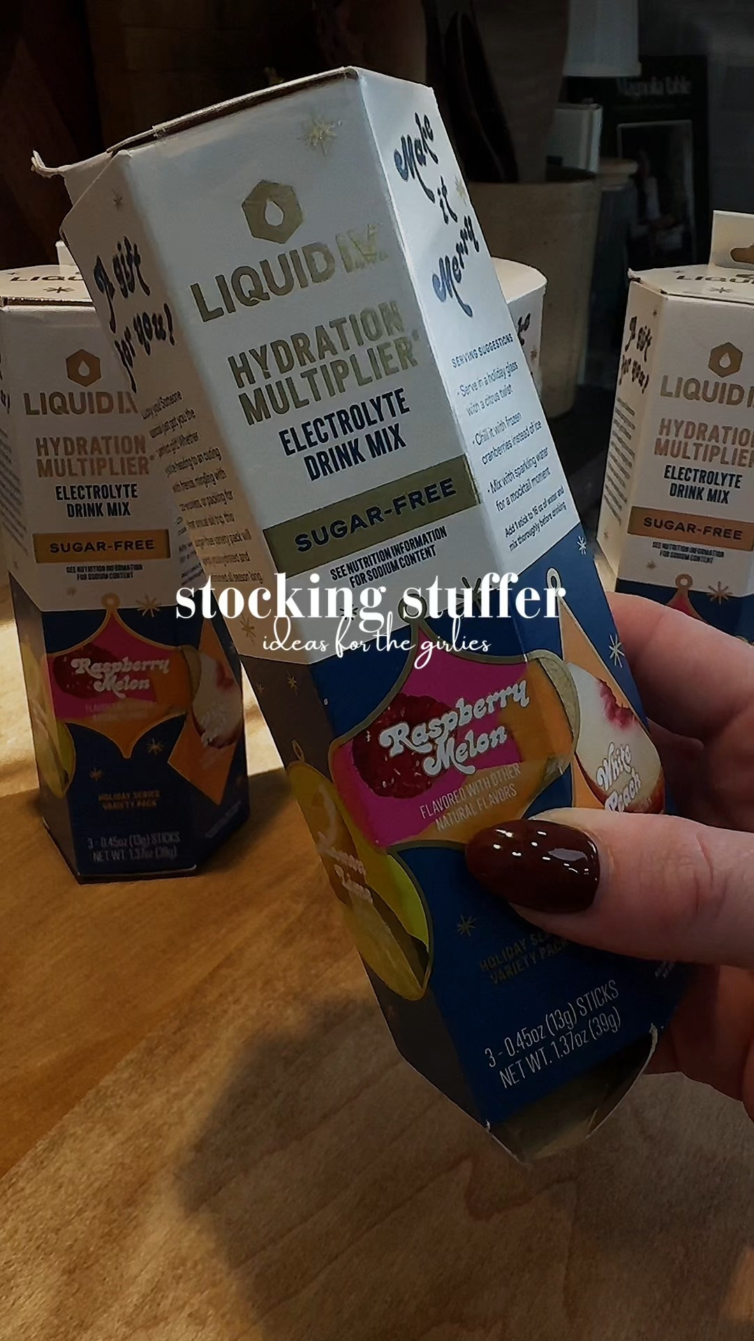 Limited-edition holiday Liquid I.V. sets make the perfect stocking stuffer, affordable, practical, and easy to gift.


#LTKHoliday #LTKGiftGuide #HolidayFinds #StockingStuffers #StockingStufferIdeas #AmazonFinds #AmazonHoliday #GiftsUnder20 #WellnessGifts #HolidayHydration #AmazonMustHaves


#LTKGiftGuide #LTKHoliday #LTKSeasonal