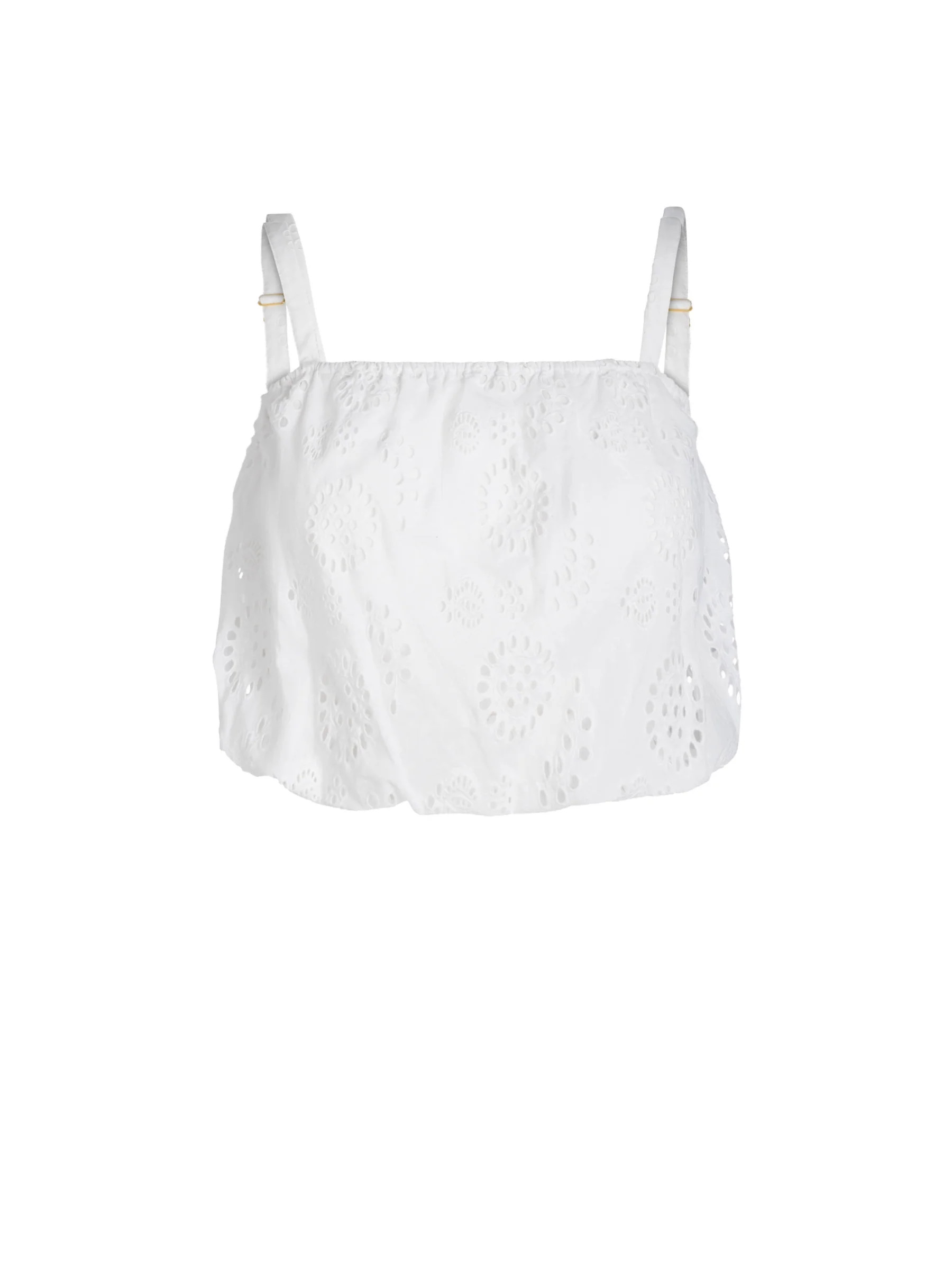 Dani Top In Fresh White Eyelet | Change of Scenery