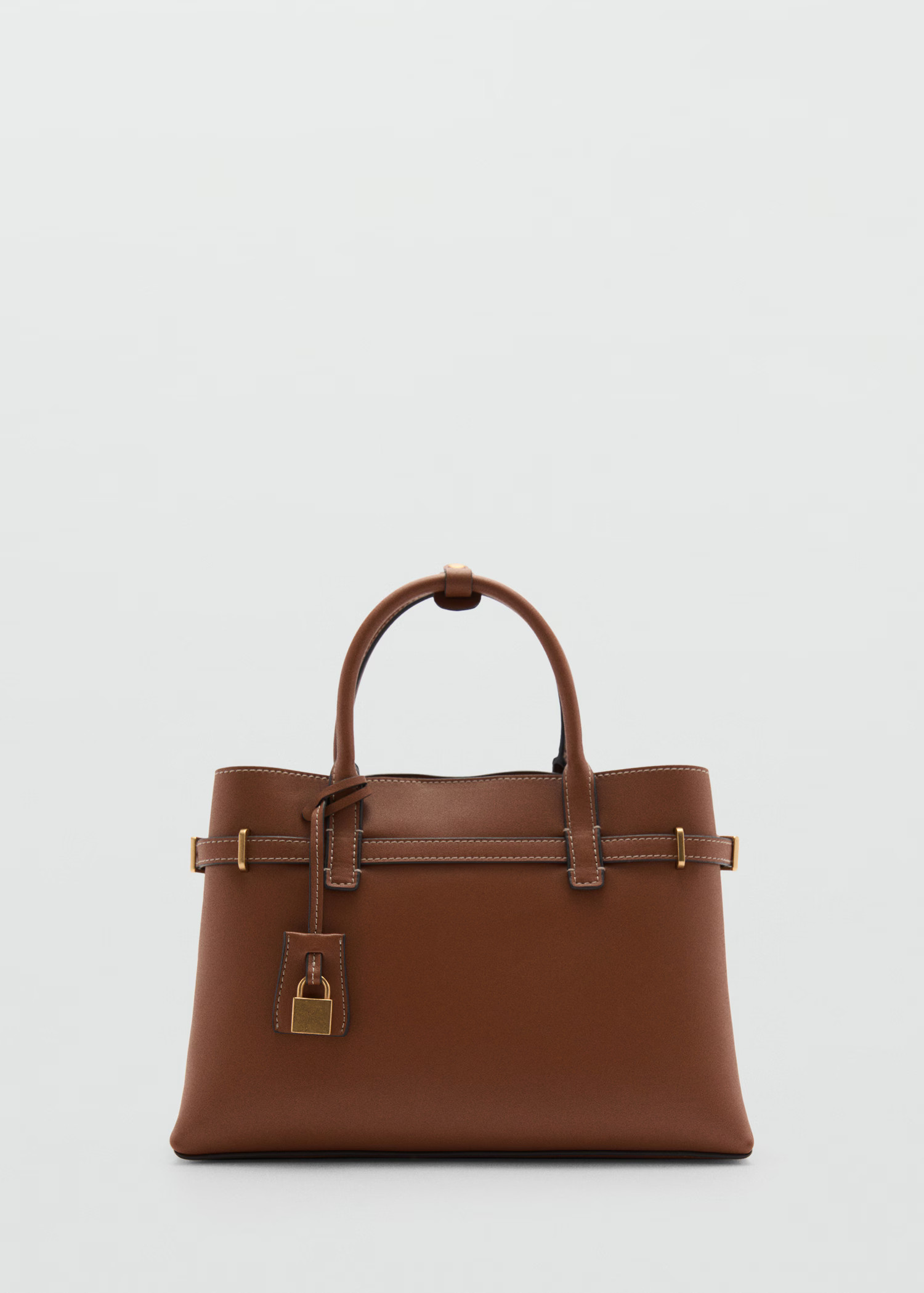 Shopper bag with padlock | MANGO (UK)