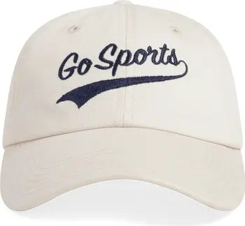 Go Sports Cotton Twill Adjustable Baseball Cap | Nordstrom