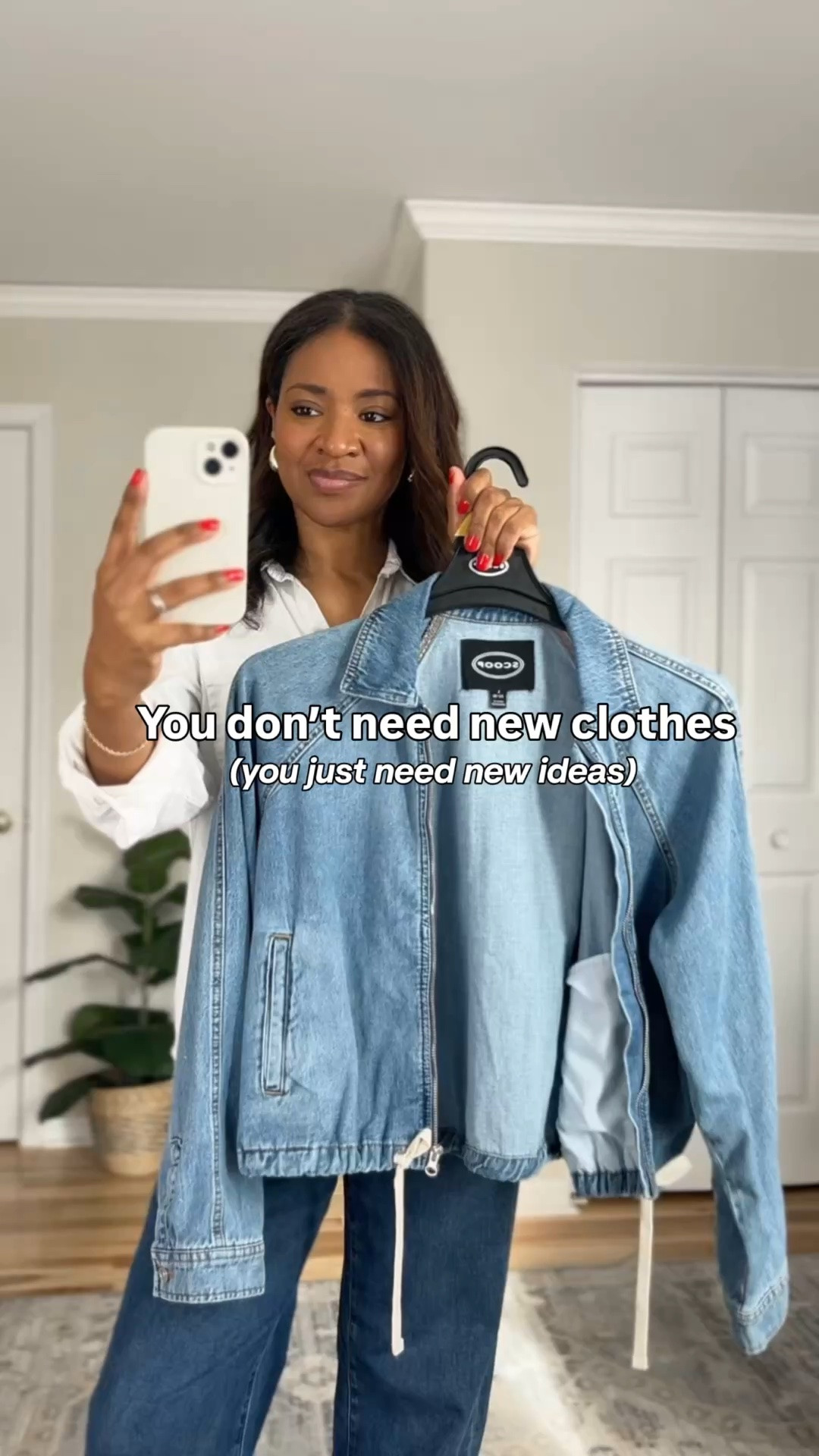 Three ways to style this denim jacket! I’m wearing a large in it. It runs small in my opinion. My Abercrombie pants (white ones) are a size 26/4 regular. My black linen pants have a drawstring and are size small (linking similar). My black Amazon CRZ yoga pants are a size small 5.4-5.7. Adidas sambas run big, size down 1/2 

#ltkover40 #ltkseasonal #ltkootd