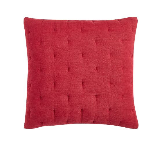 Everyday Linen Comfort Quilted Shams | Pottery Barn (US)