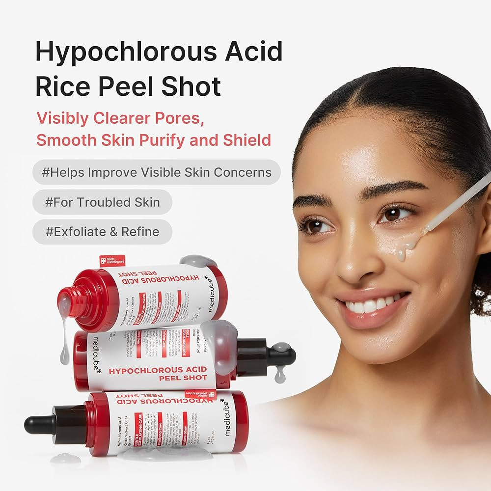 medicube Peel Shot with Hypochlorous Acid | Gentle Exfoliating Serum for Dead Skin Cells & Pores,... | Amazon (US)