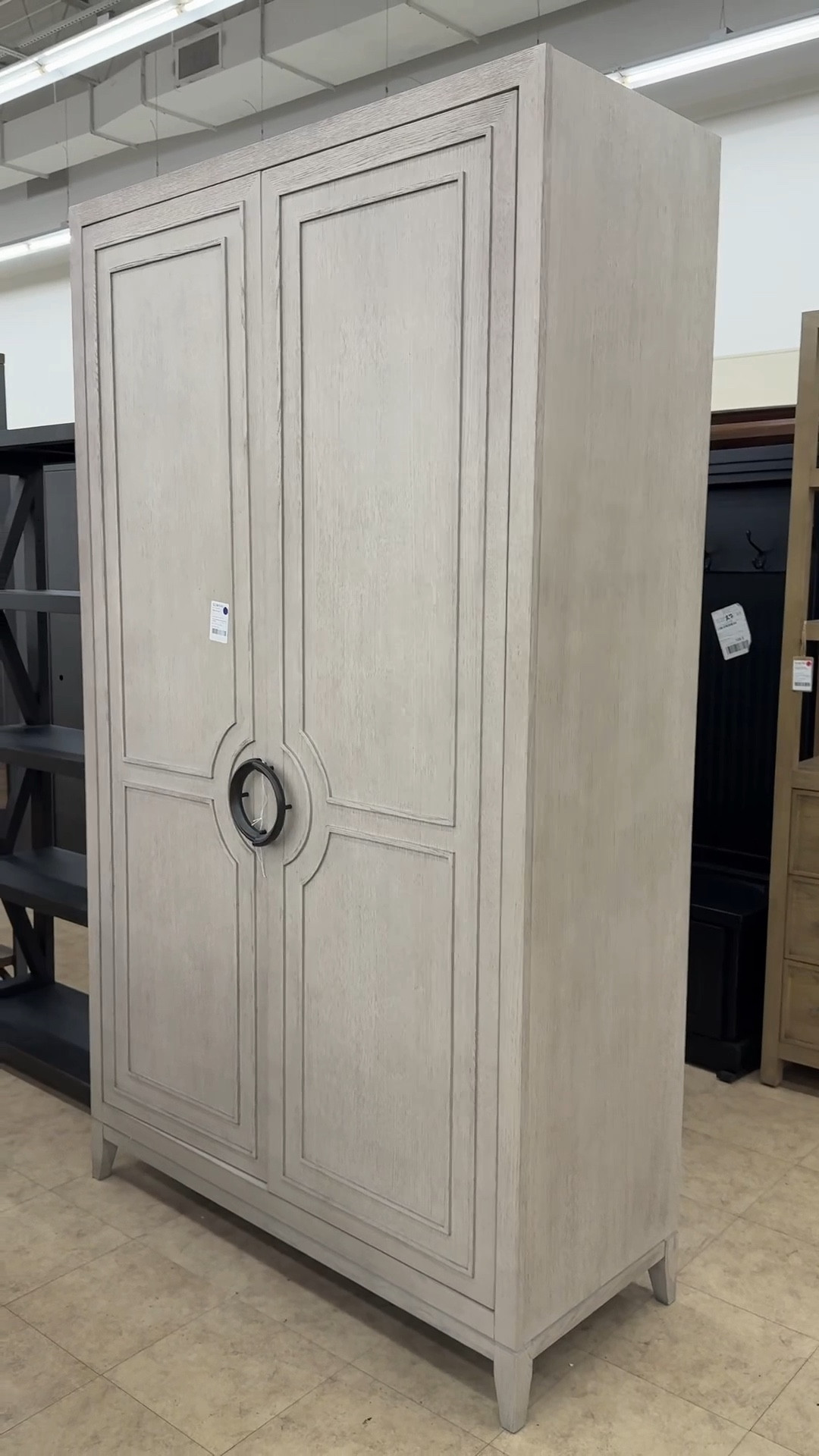 Sale alert on this statement storage piece! 🤍✨ The Nadine Armoire Wardrobe from Birch Lane (Wayfair find!) is the perfect blend of sophistication and serious function. The regal linear detailing gives it such an elevated presence, while inside you’ll find two adjustable shelves, six tray drawers with side-mount guides, a removable clothing rod, and even a built-in light strip. 🙌🏻 It’s a very large, heavy, high-quality piece — the kind of furniture that feels substantial and built to last. If you need beautiful, organized wardrobe storage, this one truly delivers. Linked here! ✨ #WayfairFinds #BirchLane #StorageCabinet

#LTKSaleAlert #LTKHome