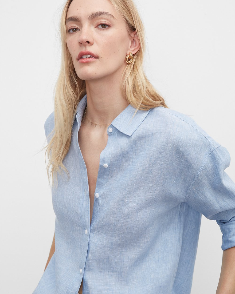 Long Sleeve Linen Shirt | Club Monaco (Global)