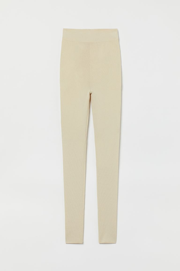 Leggings i lyocellblanding - Lys beige - DAME | H&M DK | H&M (DE, AT, CH, NL, FI)