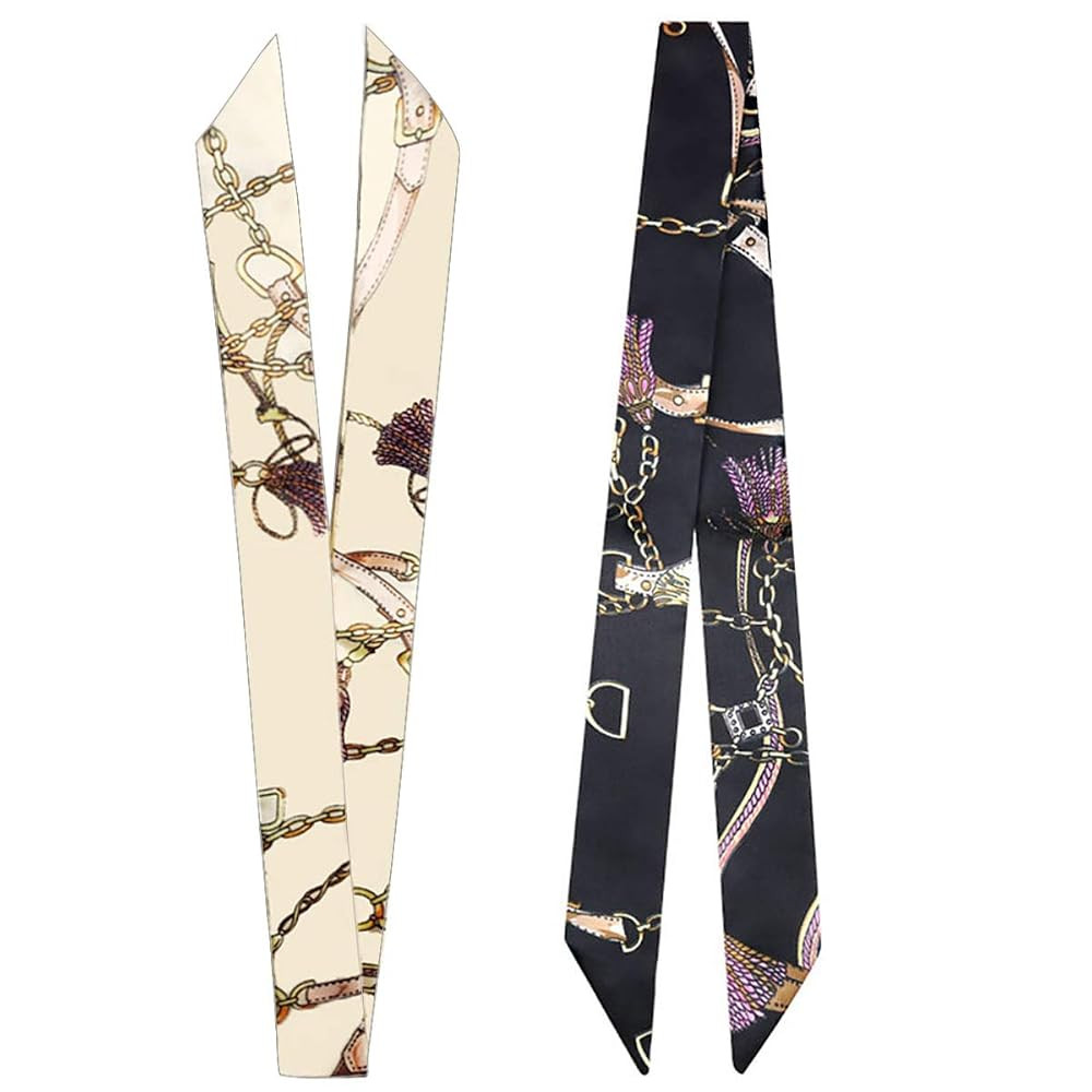 kcctoo 2/6/10Pack Scarf Bags for Women Handbag Scarfs Band Hair Neck Scarves Fashion Gifts | Amazon (US)