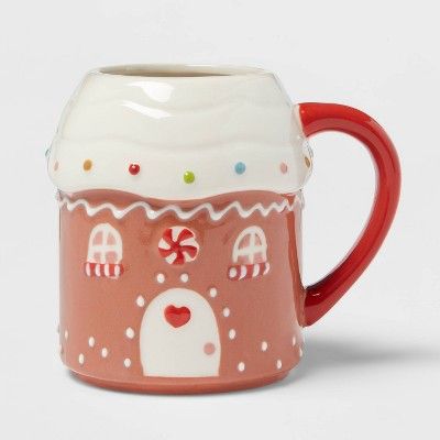 13oz Stoneware Gingerbread House Mug - Threshold&#8482; | Target