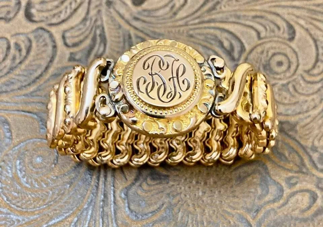 Vintage Gold Plated Carmen Expansion Bracelet GF2 - Etsy | Etsy (US)