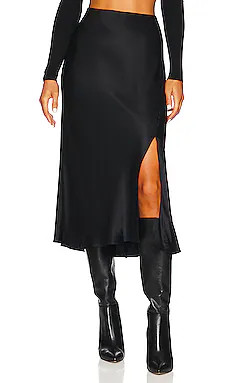 Rails Maya Midi Skirt in Black from Revolve.com | Revolve Clothing (Global)