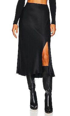 Rails Maya Midi Skirt in Black from Revolve.com | Revolve Clothing (Global)