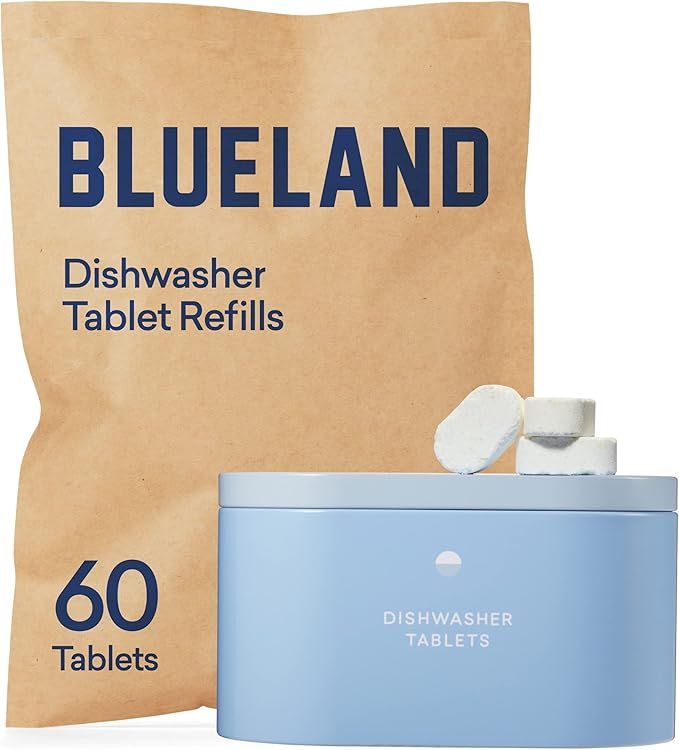 BLUELAND Dishwasher Detergent Tablet Starter Set - Plastic-Free & Eco Friendly Alternative to Liq... | Amazon (US)