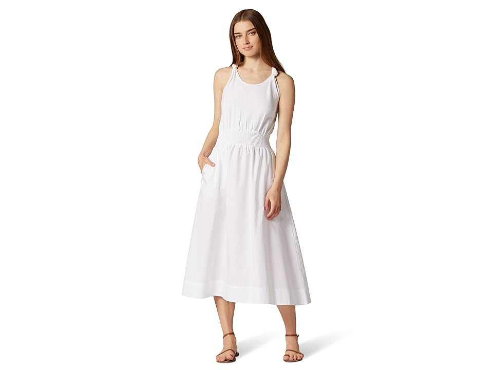 Joie Kenzie Dress Women's Dress Bright White : LG (US 12-14), Cotton/Linen | Zappos