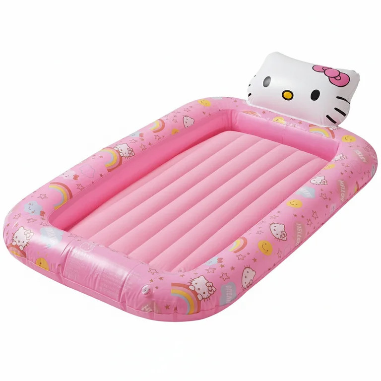Hello Kitty Inflatable Portable Kids Travel Bed | Walmart (US)