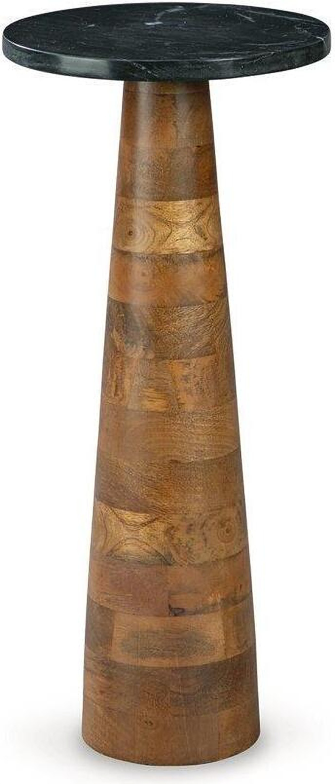 Quinndon Accent Table In Brown and Black | 1stopbedrooms