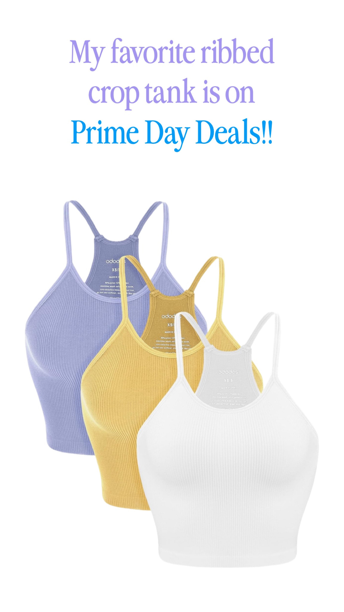 ‼️ my favorite rib cropped tank top is on Prime Day Deals ‼️

I wear these ALL THE TIME! I have so many colors! They come in 3 lengths too!

LTK style tips, LTK fashion, LTK sale alert, LTK fit, LTK over 60, micro influencer, style influencer, wfh wardrobe, affordable fashion, sales & splurges, summer 2024, summertime fashion, ways to style, outfit ideas, outfit inspiration, everyday outfit, ootd, casual outfits, casual style, daily looks, over 60, over 60 fashion, over 60 style, ageless style, fun fashion, comfy style, glamma, instafashion, summer fashion, summer style, summer outfit, vacation outfit, resort wear, travel outfit, fun summer fashion, wear what you love, Amazon fashion, Amazon finds, Amazon Prime Day Deals, cropped tank tops

#LTKSaleAlert #LTKFindsUnder50 #LTKOver40