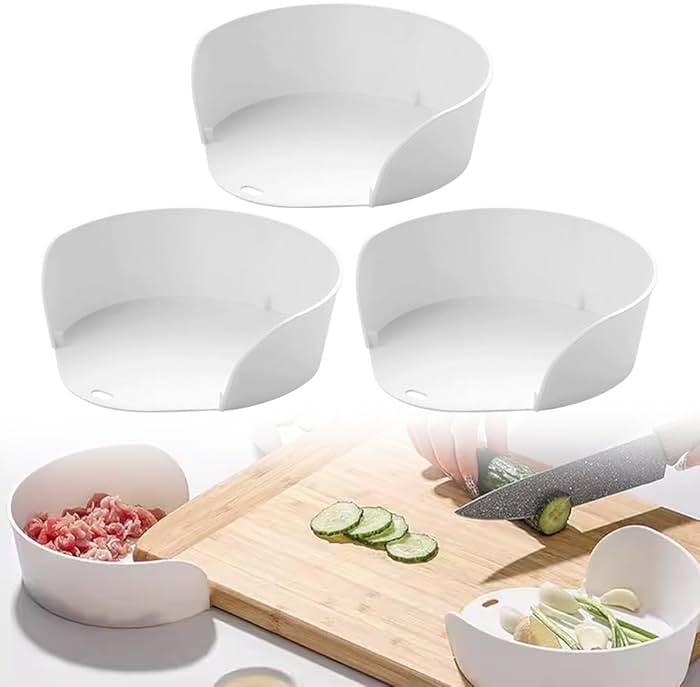 Food Prep Bowls for Cutting Board, 2025 New Set of 3 Corner Cutting Board, Food Prep Bowls for Un... | Amazon (US)