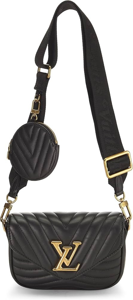 Amazon.com: Louis Vuitton, Pre-Loved Black Quilted Calfskin New Wave Pochette, Black : Luxury Sto... | Amazon (US)
