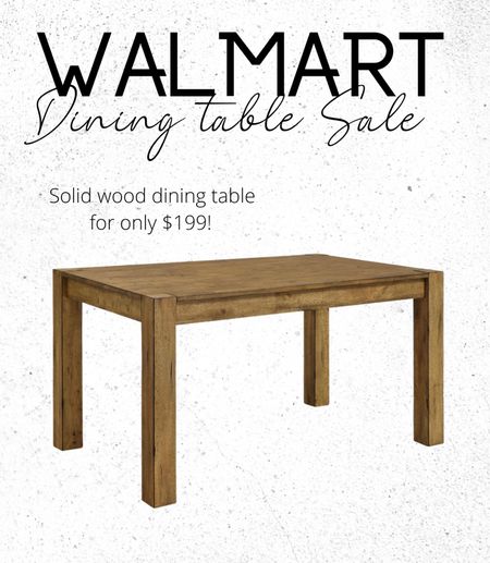 Walmart dining table sale 

#LTKhome #LTKsalealert #LTKFind