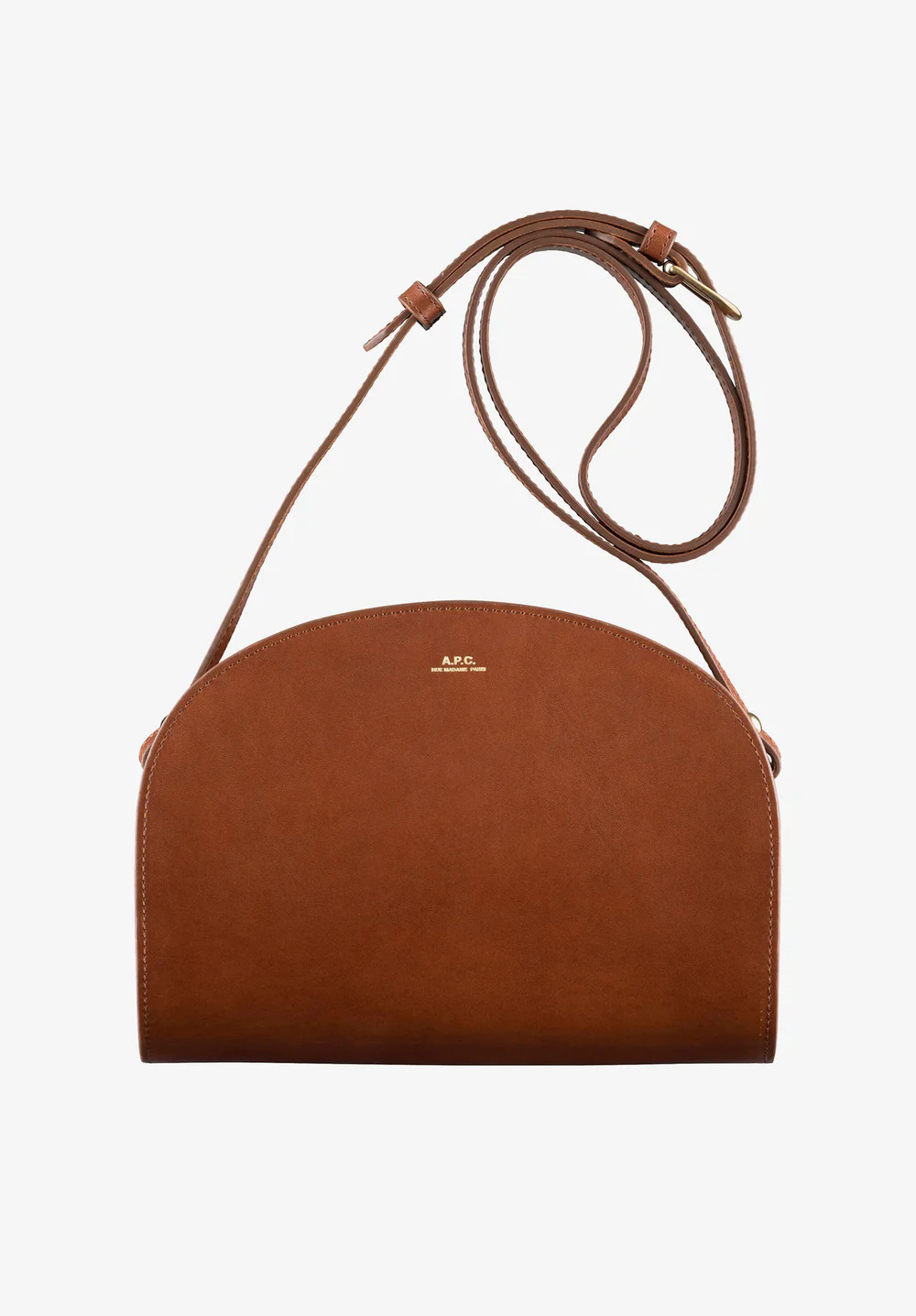 Demi-lune bag - Spanish Leather - Half-moon iconic bag - A.P.C. Accessories | A.P.C. US