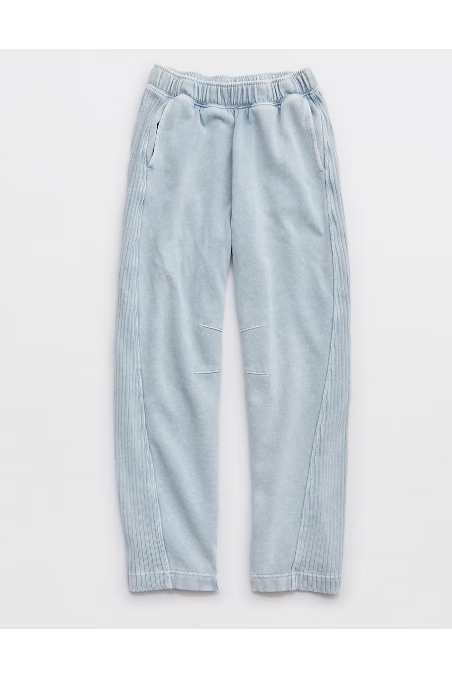 Aerie Oh Snap! Barrel Sweatpant Women's Cloud Wash S Short | Aerie