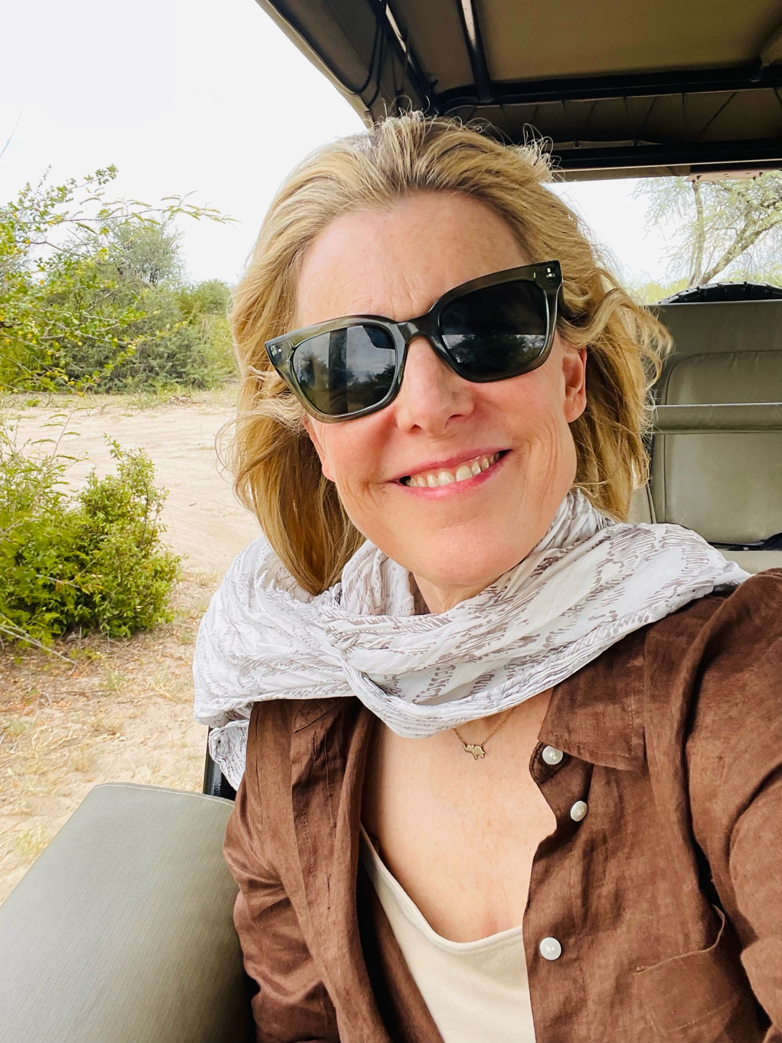 📍On Safari in Botswana 🇧🇼 
Ahead of my recent safari to Africa I ordered prescription sunglasses from Warby Parker. While I normally wear contacts, the morning game drive can be as early as 5:30 am. 🥱 I decided I’d rather skip that part of my routine but wanted my view of the wildlife to be crystal clear. 🦒🦁🐘

This is my 3rd pair of Warby Parkers and I just love them. They have a wonderful selection of styles and colors. Mine are a beautiful green called Rosemary Quartz. And the service is fantastic. 

#LTKtravel #LTKover40