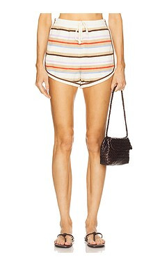 Veronica Beard Mulberry Short in Stone Khaki Multi from Revolve.com | Revolve Clothing (Global)