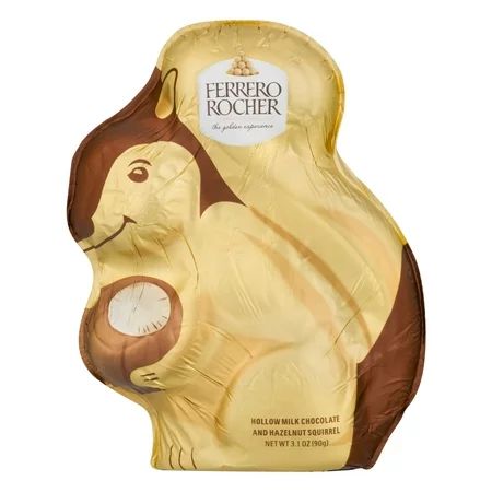 Ferrero Rocher Squirrel Hollow Milk Chocolate and Hazelnut Ornament, 3.1 Oz. | Walmart (US)