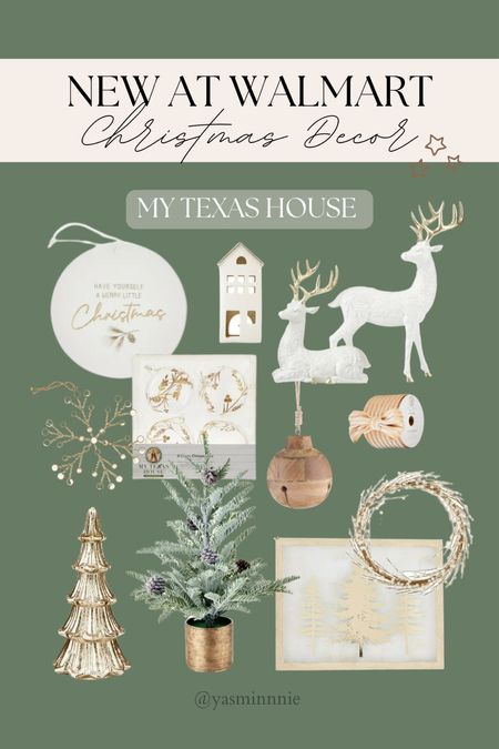 New at Walmart! My Texas House Christmas collection part 2! 

Christmas, decor, Walmart, my Texas house, mth, finds, affordable, white and gold, reindeer, ribbon, tree, ornaments, frames

#LTKhome #LTKSeasonal #LTKHoliday