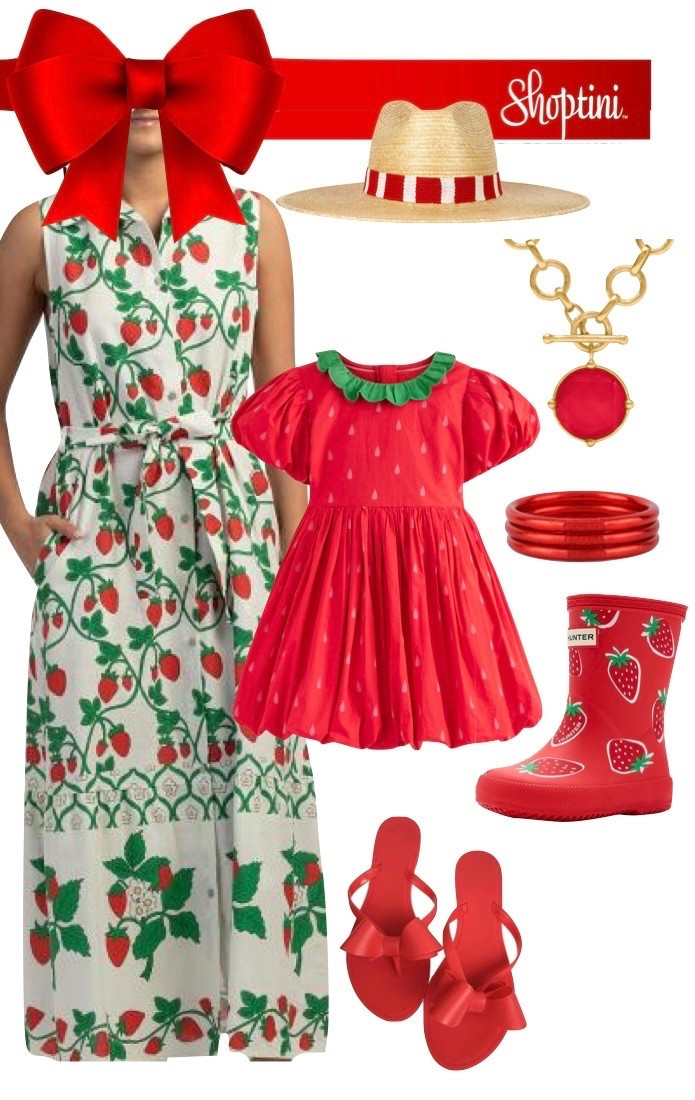 Strawberry dresses for women and girls / strawberry party dress / Strawberry theme party dress / rain boot

#LTKootd #LTKSeasonal #LTKKids