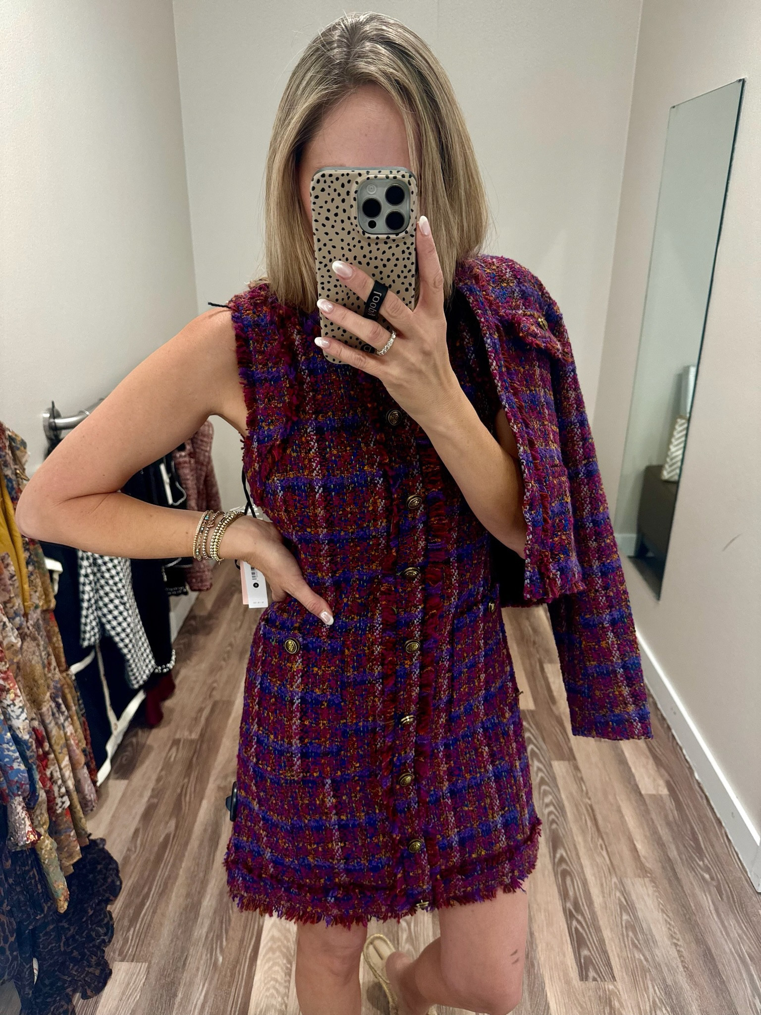 Loving this tweed mini dress the colors are perfect for a  fall outfit 🍂✨

#LTKStyleTip #LTKOver40 #LTKFindsUnder50