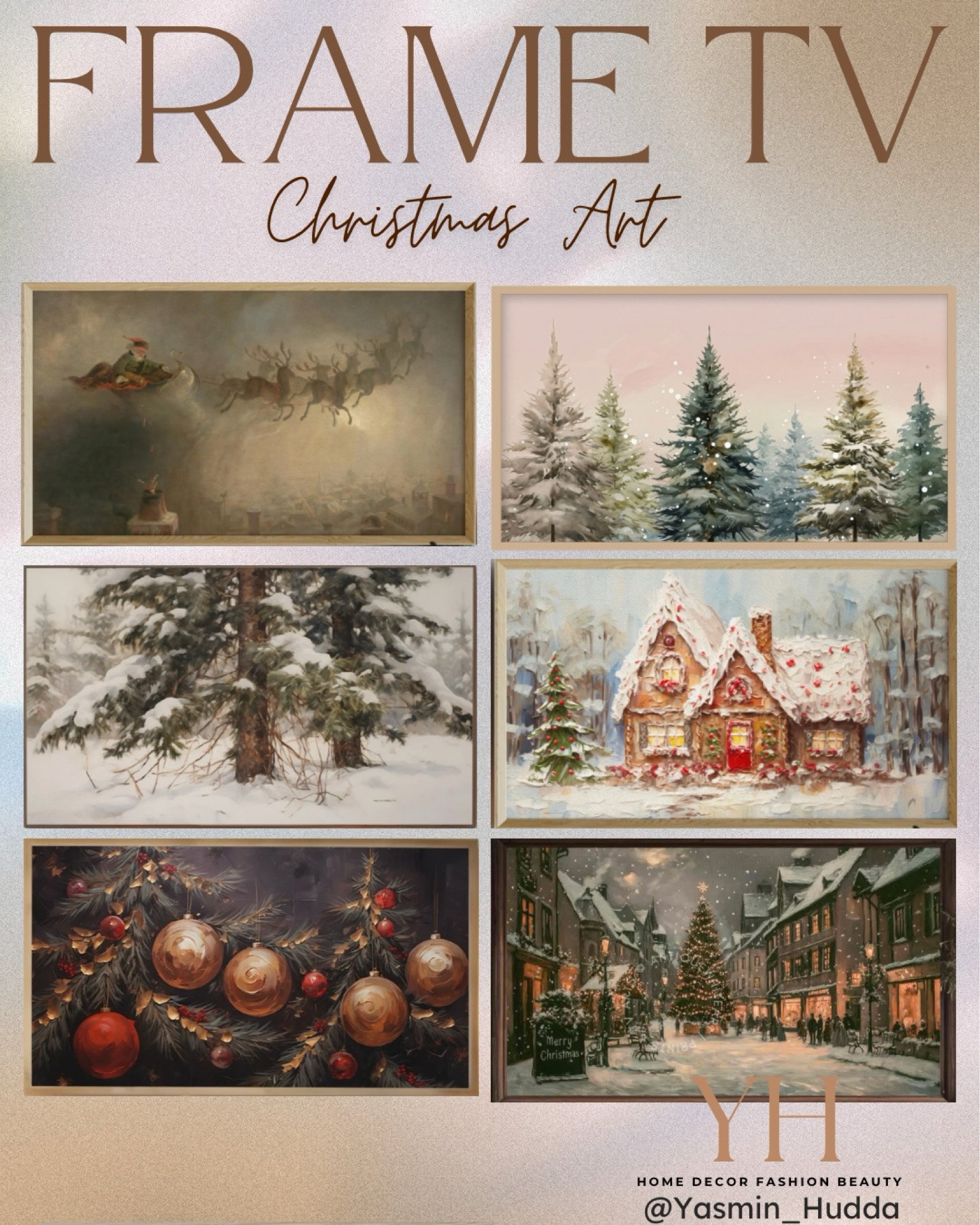 Christmas Frame tv art. 
Holiday Frame tv art


#LTKHome #LTKHoliday #LTKSeasonal
